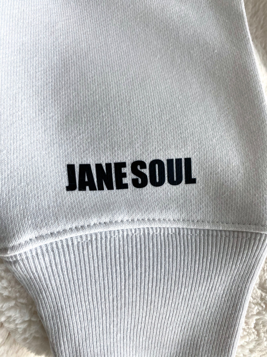 Jane Soul Wild Girl - Women's Champion Cropped Crew Neck (white)
